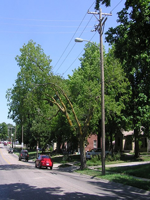 Example of street view before construction