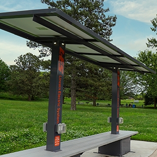 LES solar bench