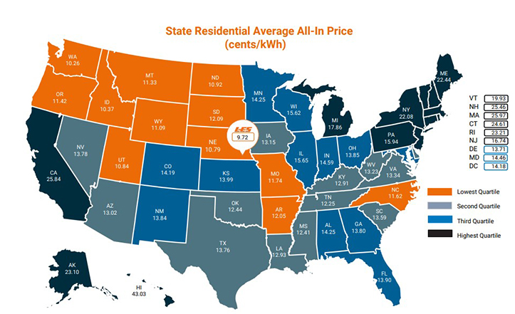 rates map